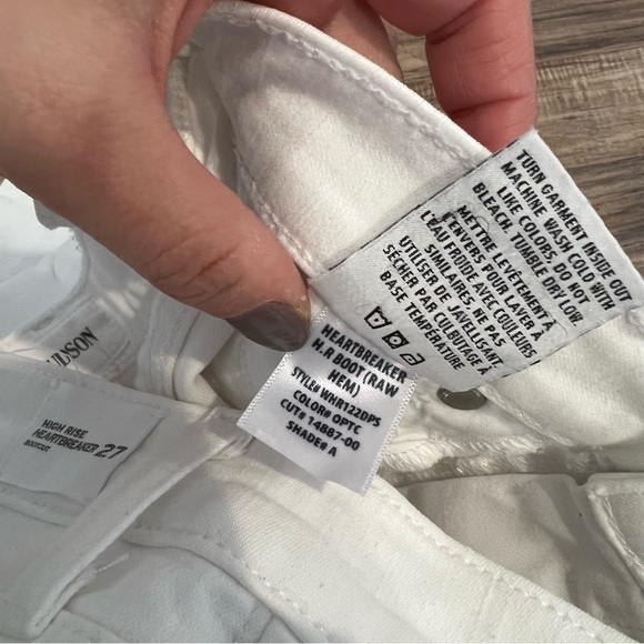 Hudson Heartbreaker High-Rise Bootcut Jeans in Optical White - Picture 11 of 16